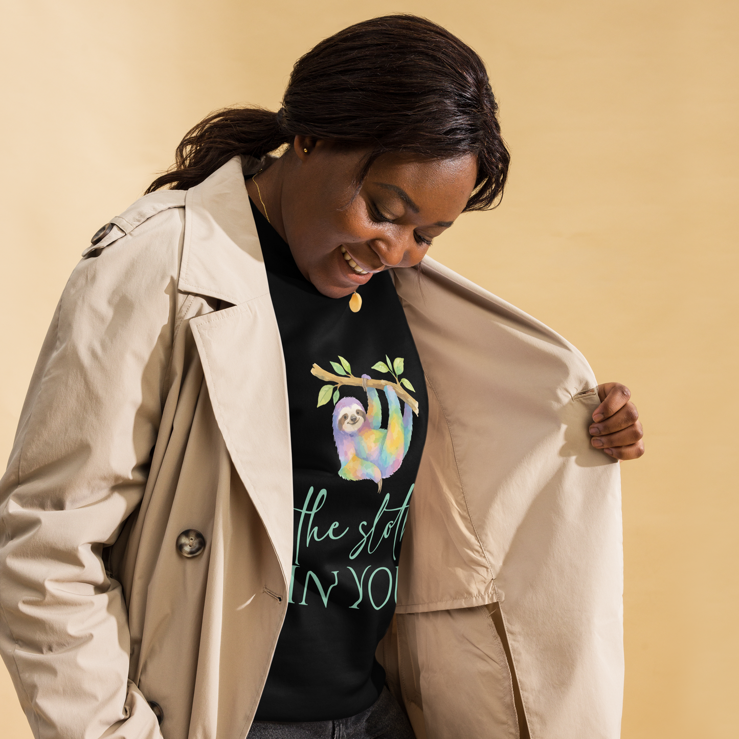 Organic Cotton Sweatshirt — The Sloth in You