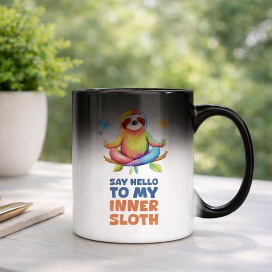 Colour Changing Mug – Inner Sloth