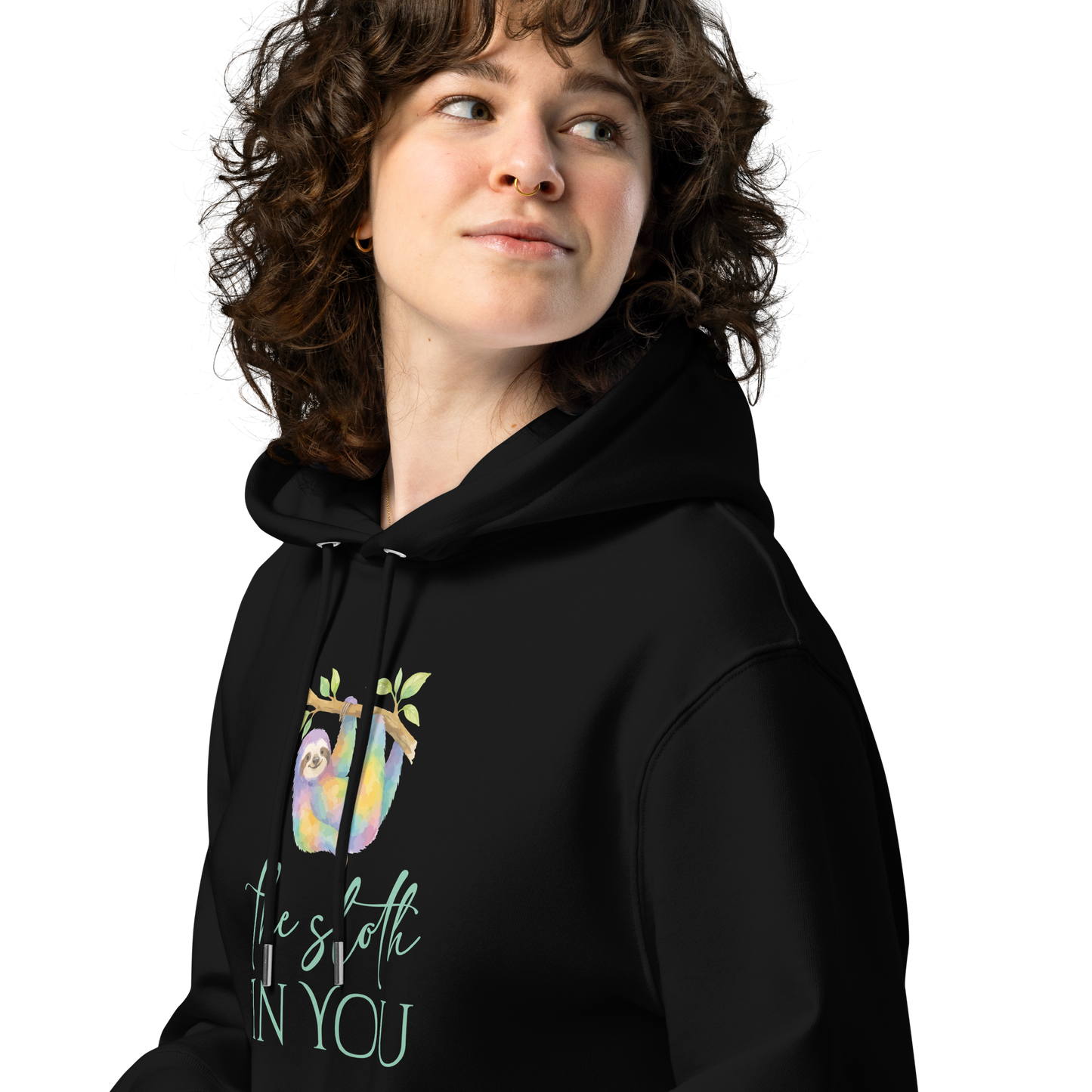 Organic Cotton Hoodie — The Sloth in You